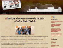 Tablet Screenshot of escueladecinedelsahara.org